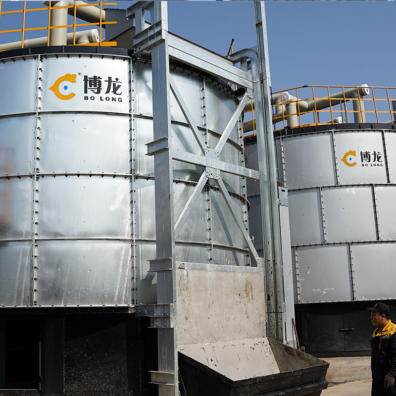 Quick fermentation tank powered by hydraulic drive
